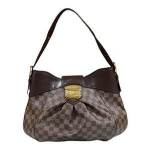 LOUIS VUITTON Authentic Brown Damier Canvas Shoulder Bag